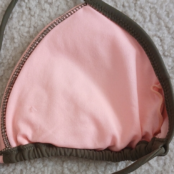 American Eagle Outfitters Green and Pink Bikini Set - Picture 5 of 5